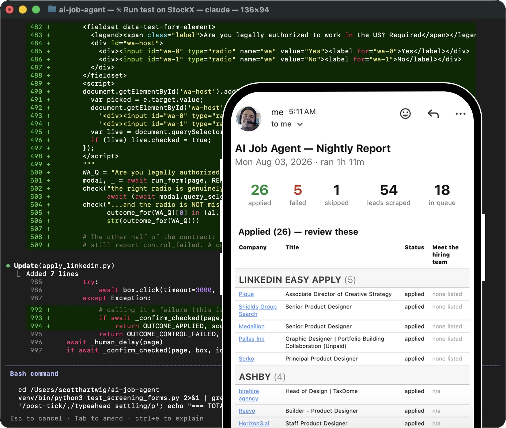 Time Tracker app — activity logging screen with drag-paint timeline