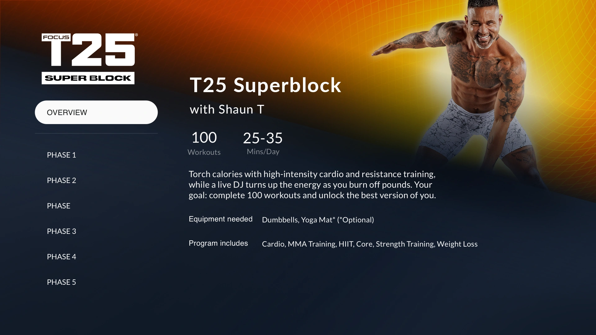 B25 Detail Page on CTV